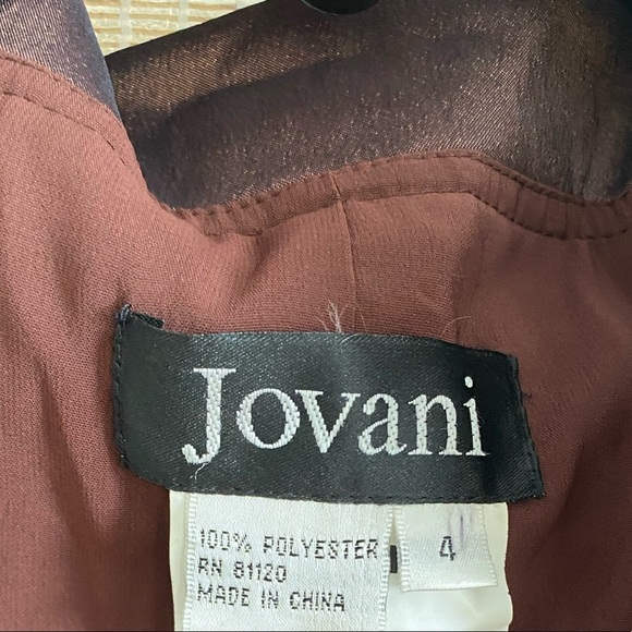 Jovani Cocktail Dres Copper - Picture 3 of 3